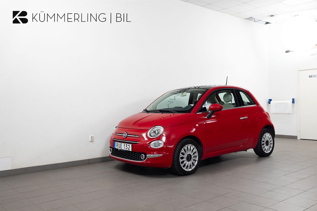 Fiat 500 1.2 8V Dualogic Lounge Pano/Automat Euro 6