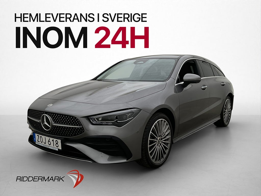 Mercedes-Benz CLA 250 e SB Pano Burmester Drag Värmare 360°