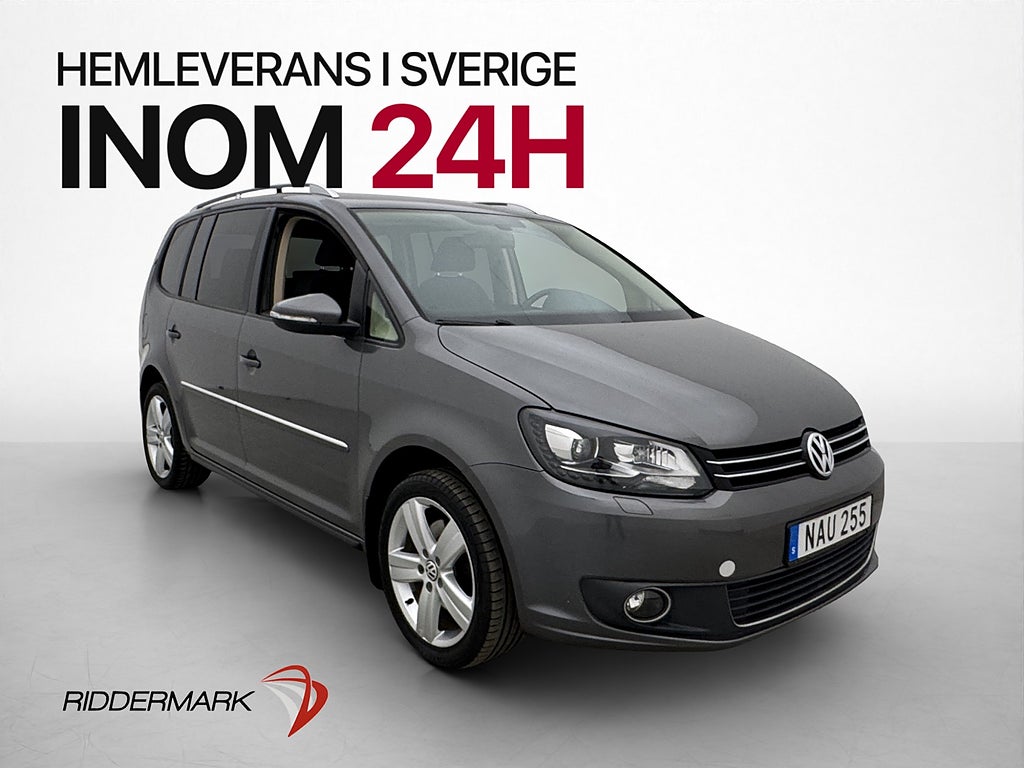 Volkswagen Touran TSI 170hk 7-Sits GT Värmare Kamera Drag