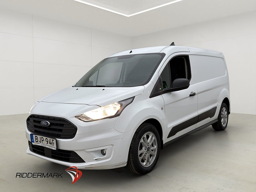 Ford Transit Connect LWB Värm 3-Sit Drag Kamera CARPLAY MOMS
