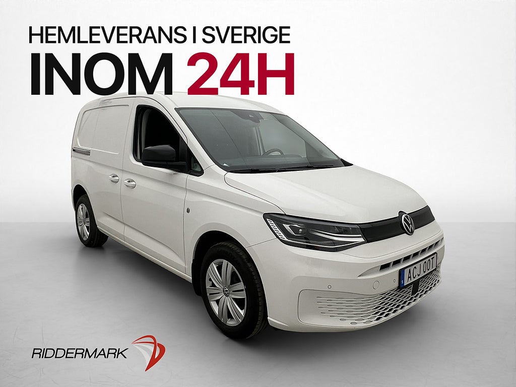 Volkswagen Caddy Cargo Värmare PDC Dragkrok CARPLAY Moms