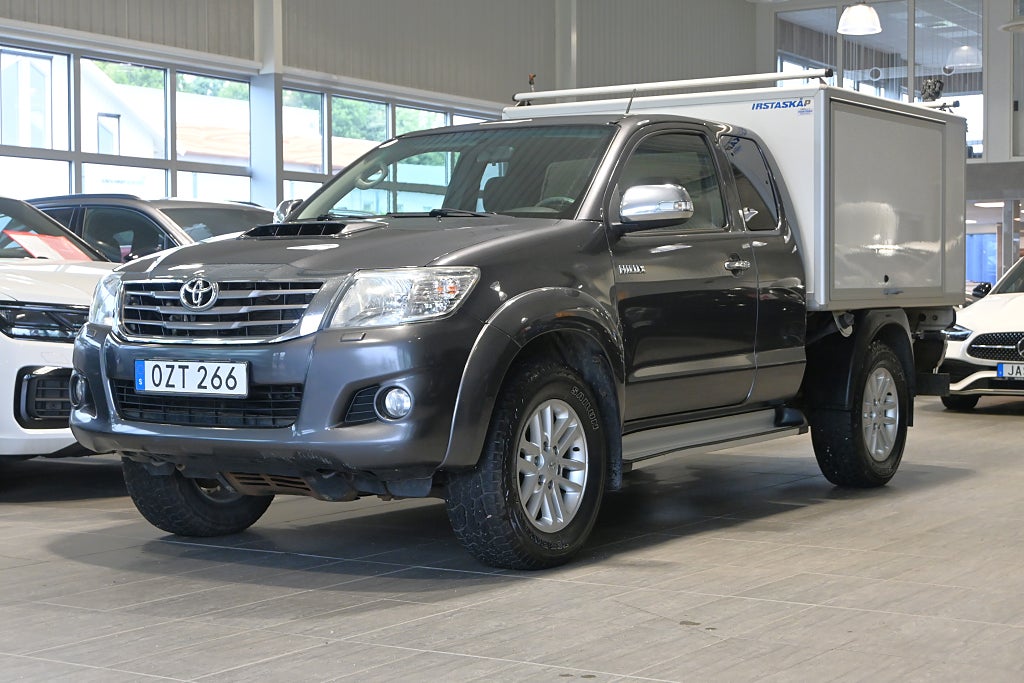 Toyota Hilux Extra Cab 2.5 4x4 Verkstadsskåp 