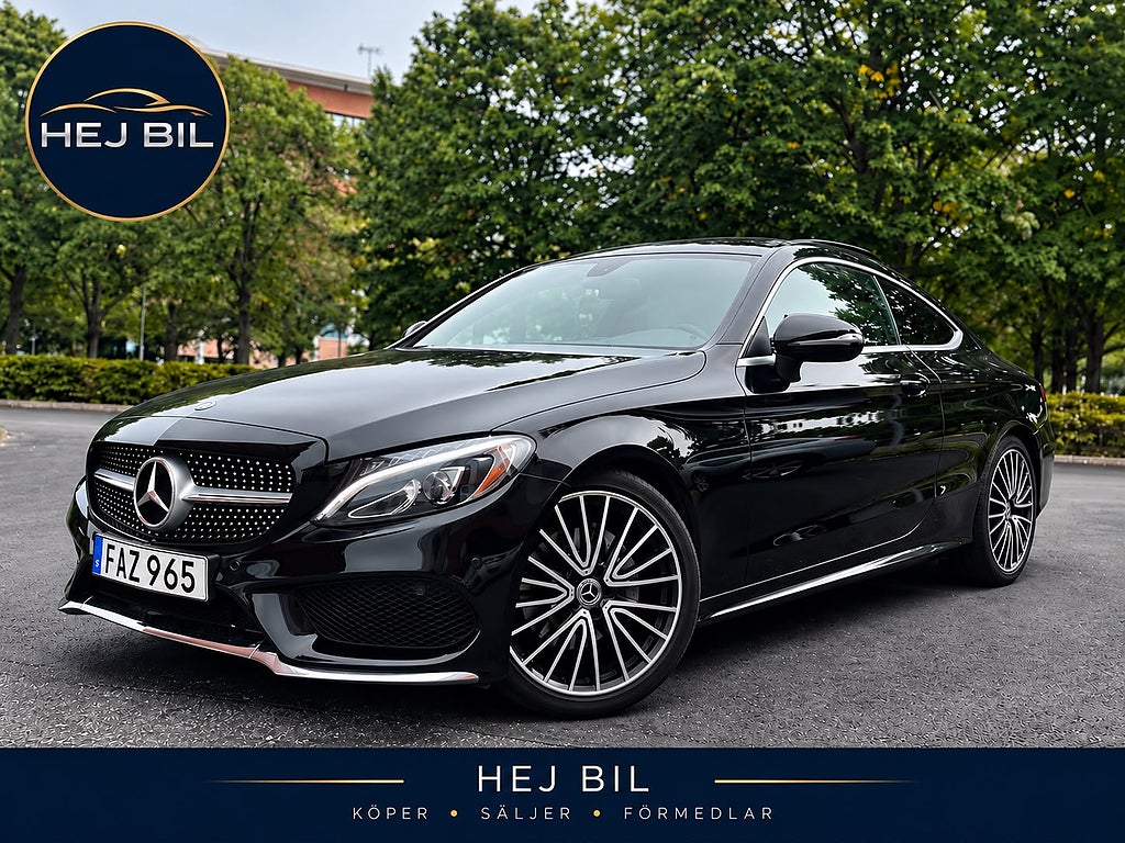 Mercedes-Benz C C200 Coupé 7G-Tronic Plus AMG Pano, Burmester, Navi