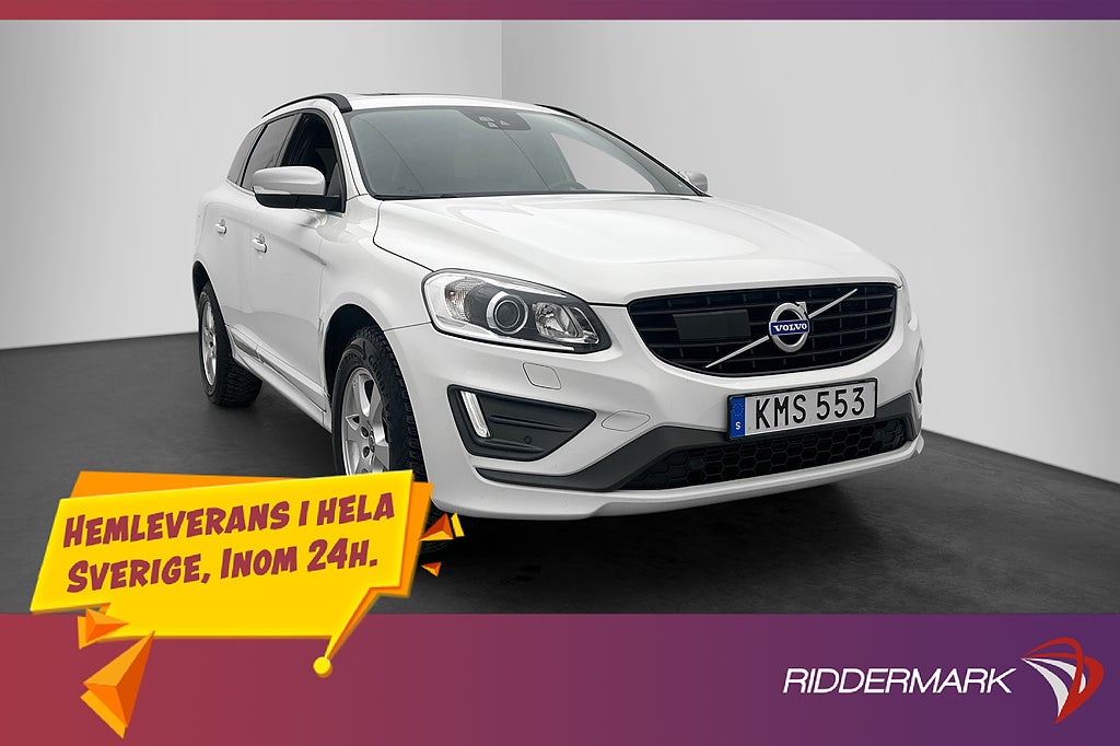 Volvo XC60 R-Design D4 190hk AWD Pano Värmare Kamera Drag
