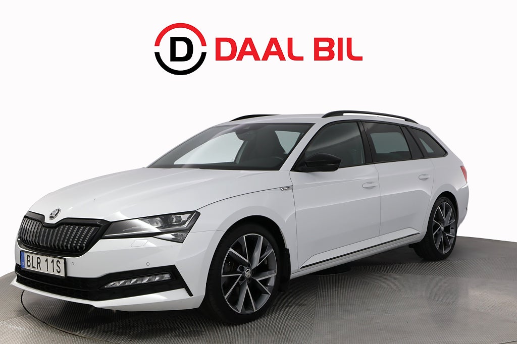 Skoda Superb iV 1.4 TSI 218HK SPORT LINE B-KAM DRAG SOUNDSYSTEM VÄRM