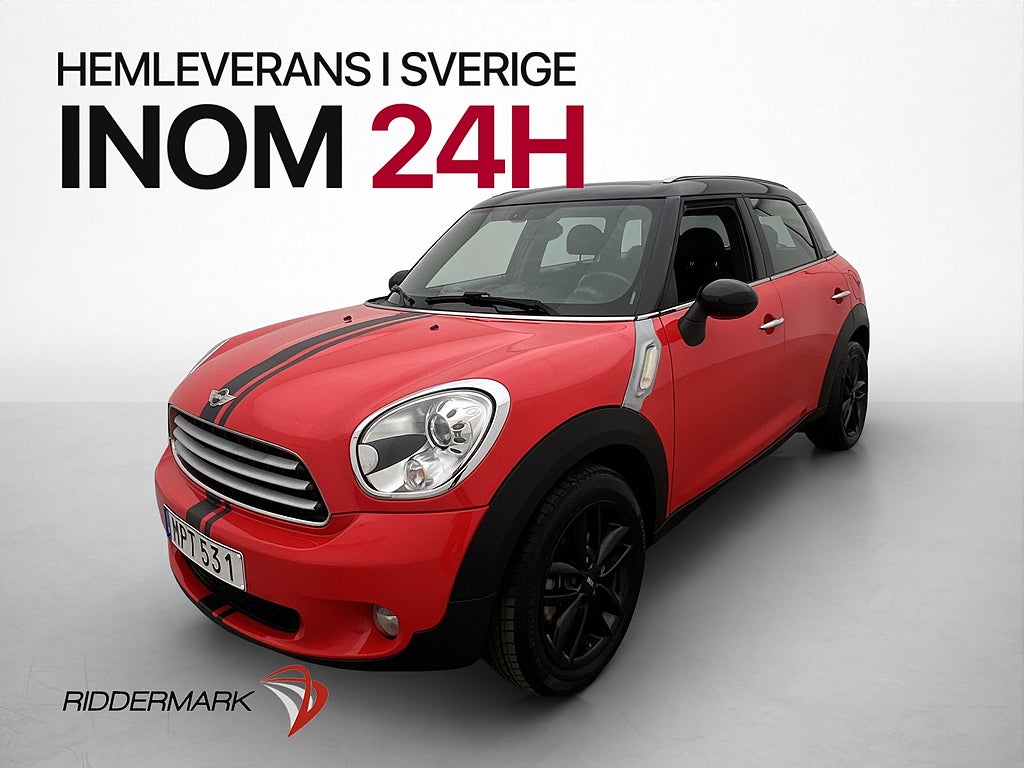 MINI Countryman 122hk Pepper Bluetooth Halvskinn