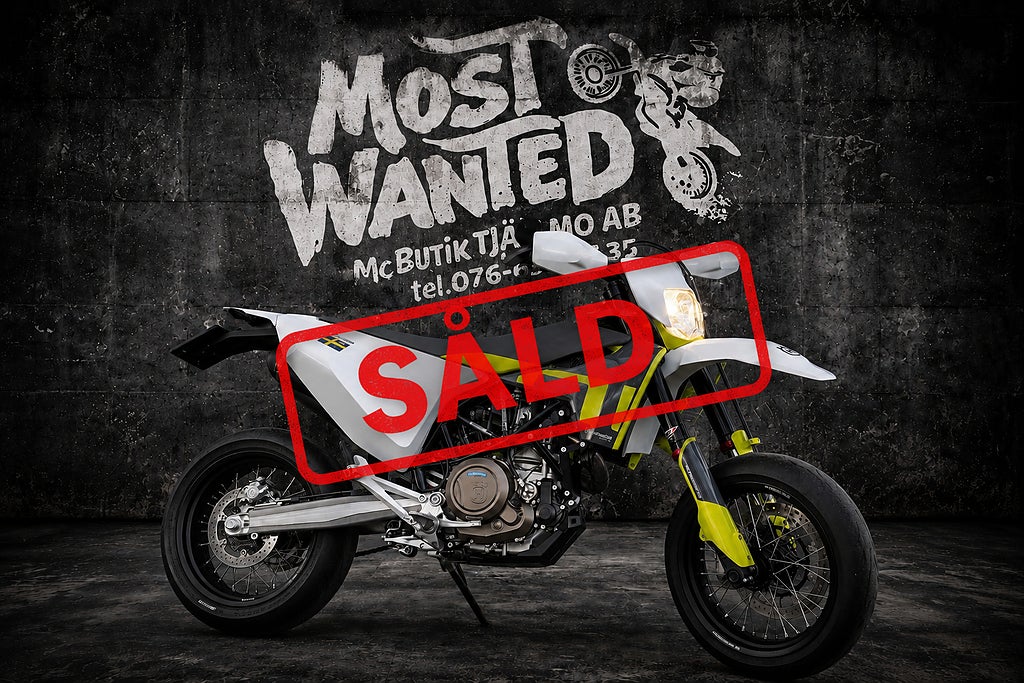 Husqvarna 701 SM 1 ägare 60+ LeoVince 