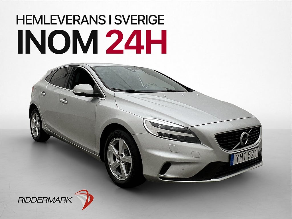 Volvo V40 T3 R-Design Drag Värmare Sensorer Navi Halvskinn