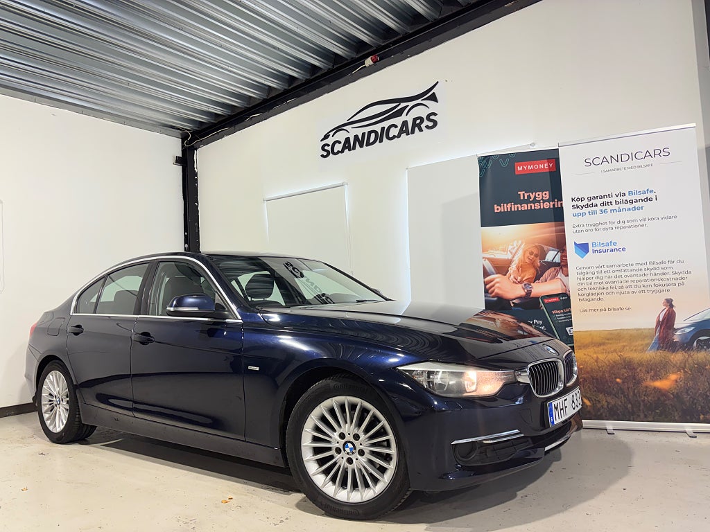 BMW 318D Sedan Luxury Line 2 ÄGARE NYBESIKTAD NYSERV P-SENSOR 