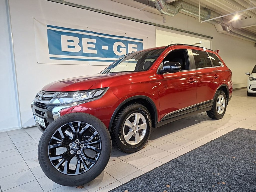 Mitsubishi Outlander 2.2 DI-D 4WD 150HK Automat Drag Motorvärmare 36...