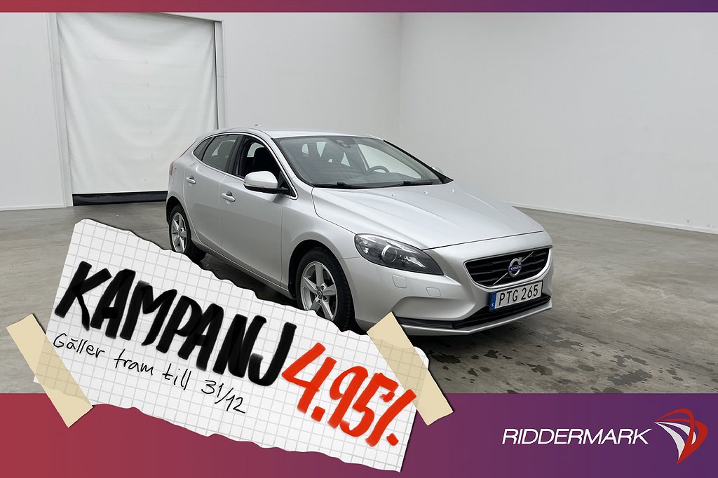 Volvo V40 T3 Momentum Värmare Halvski 4,95% Ränta