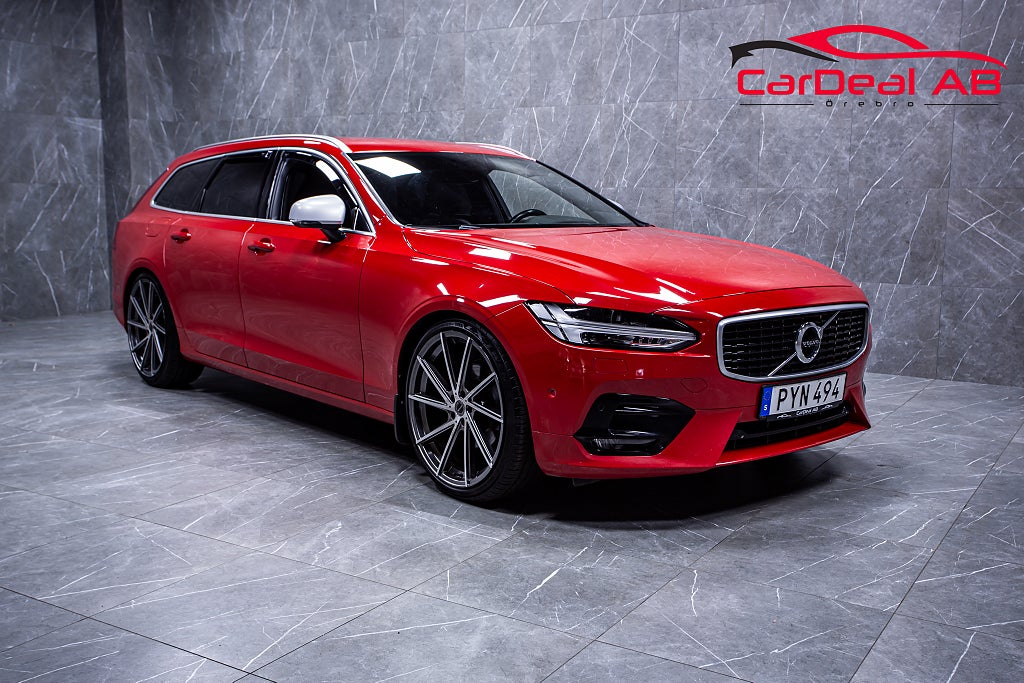 Volvo V90 D4 R-Design 21" Navi CarPlay Minnesstol Drag Adaptiv