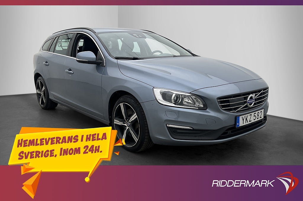 Volvo V60 D5 Plug-in Hybrid AWD 231hk Värmare Drag Kamera