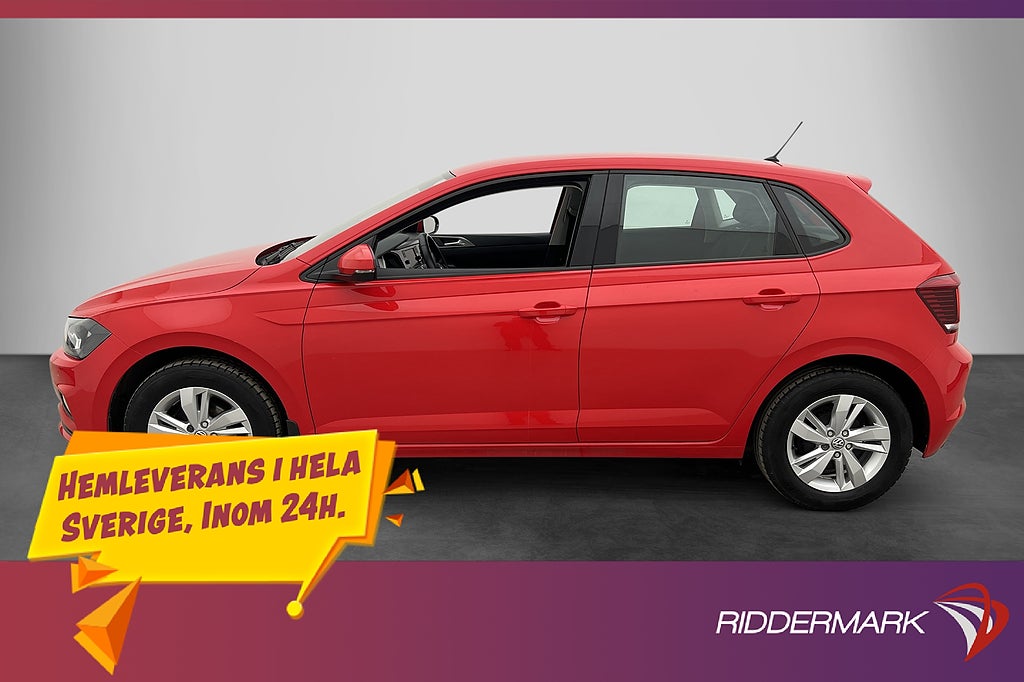 Volkswagen Polo 1.0 TSI P-Sensorer Bluetooth 0.46l/mil
