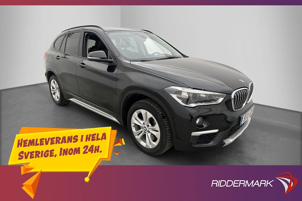 BMW X1 xDrive 190hk X-Line Kamera HiFi Keyless Farthållare