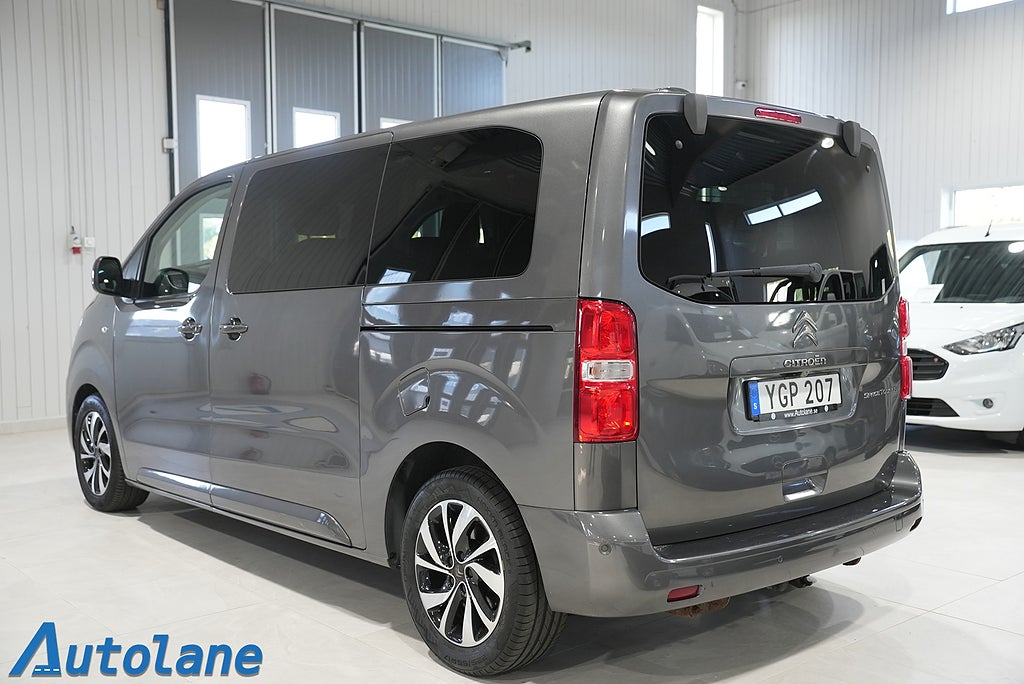 Citroën SpaceTourer 2.0 BlueHDi 180 EAT 8-Sits,360°,Pano,Drag,Värmare,HU