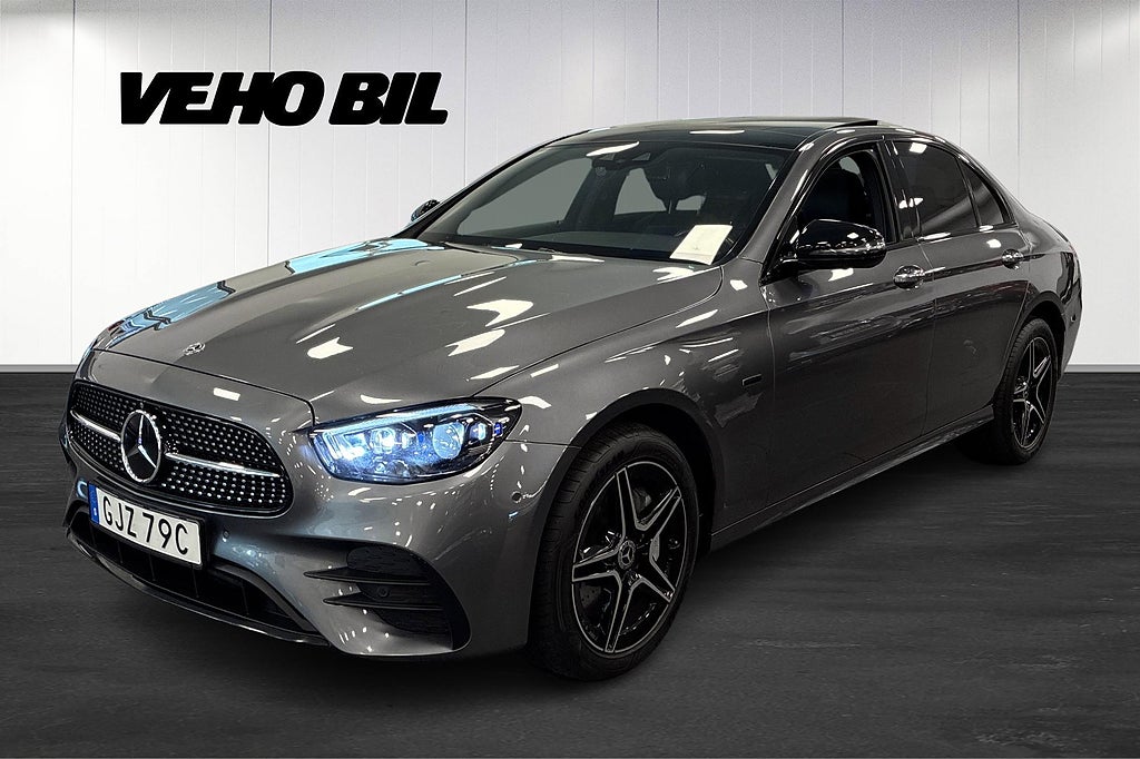 Mercedes-Benz E300 de 300 de 4MATIC AMG Pano Drag Navi 360° Värmare Elstol