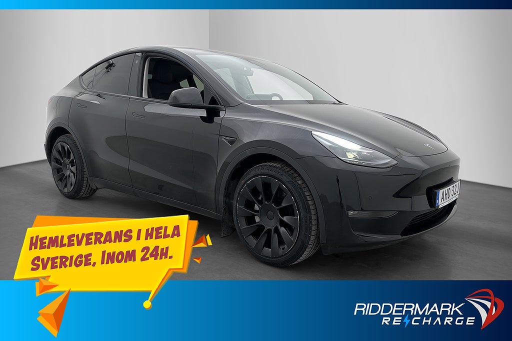 Tesla Model Y Long Range AWD Värmare Autopilot Pano MOMS