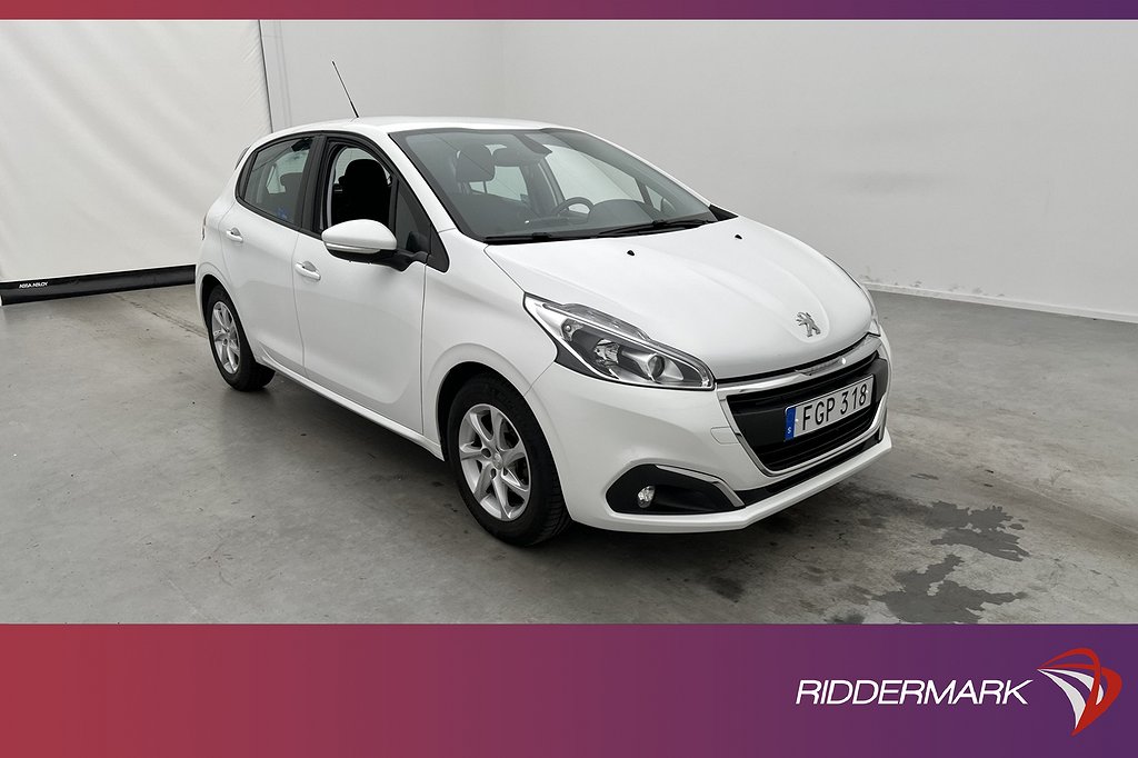 Peugeot 208 1.2 VTi 82hk Farthållare Lågskatt