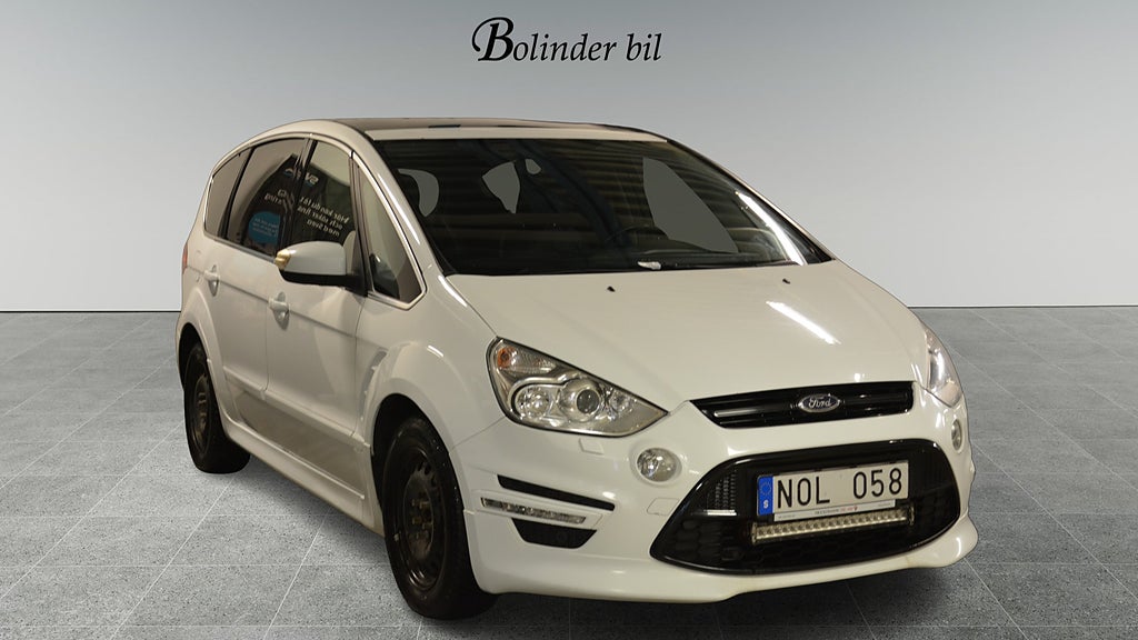 Ford S-Max 2.0 TDCi AUTOMAT PANORAMA 7-SITS SKINN PDC HEMLEV
