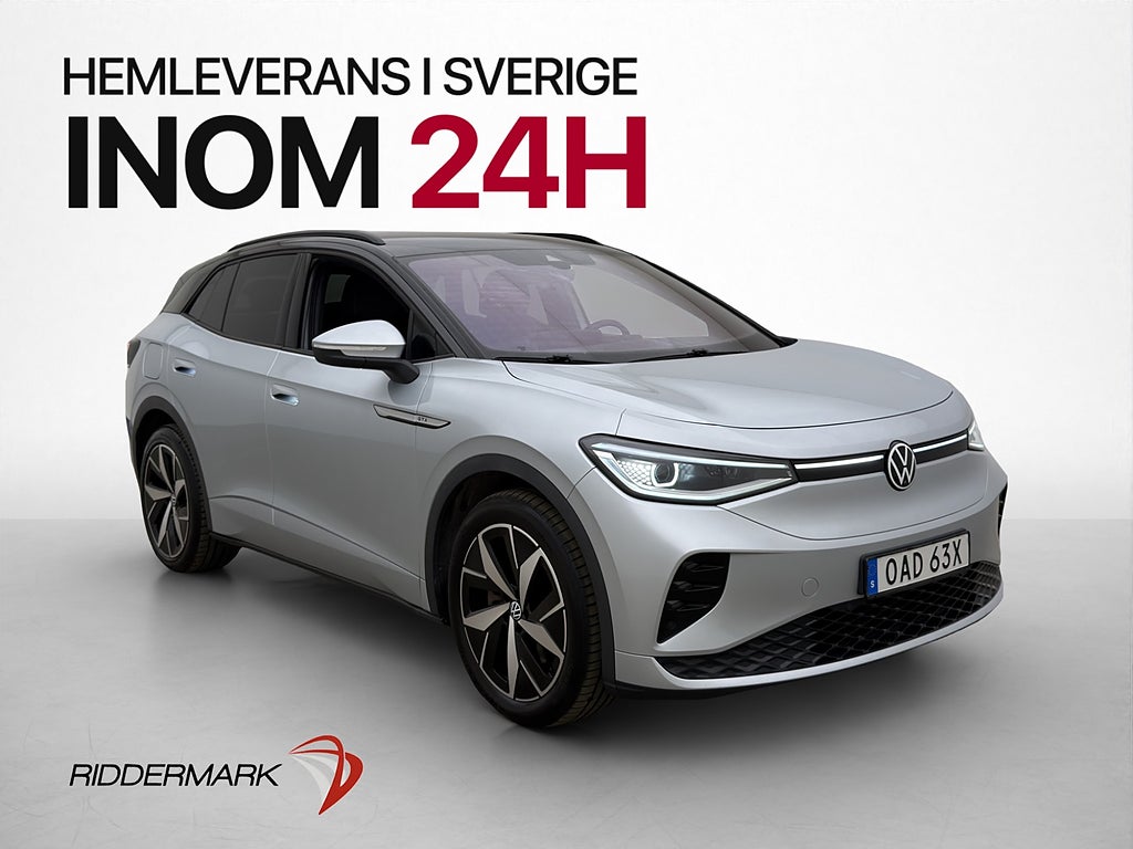 Volkswagen ID.4 GTX 299hk 360º CarPlay HuD Halvskinn Drag