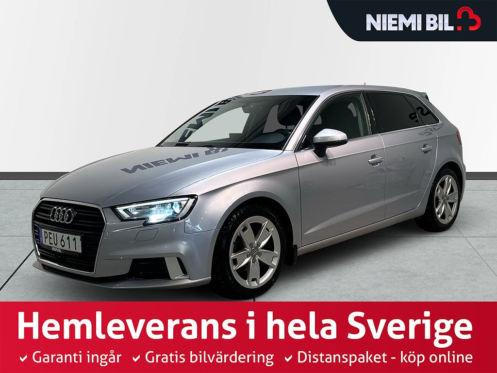 Audi A3 Sportback 1.6 S Tronic Comfort Dvärm MoK Psens SoV