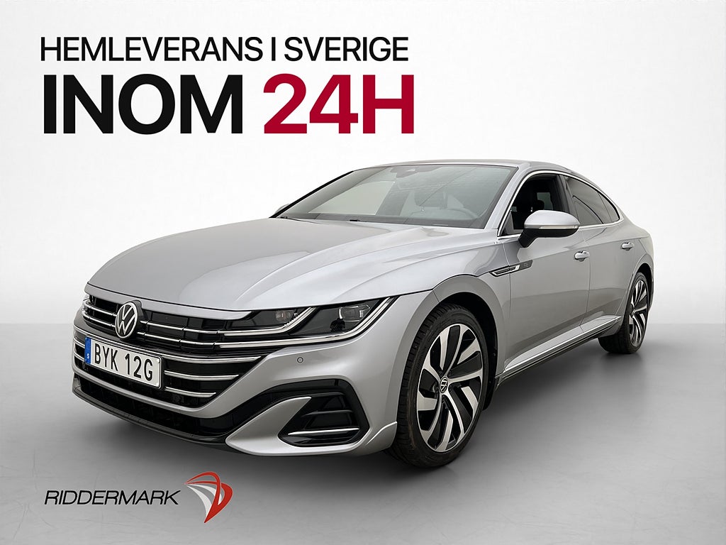 Volkswagen Arteon eHybrid R-Line Drag P-Värm Cockpit Kamera