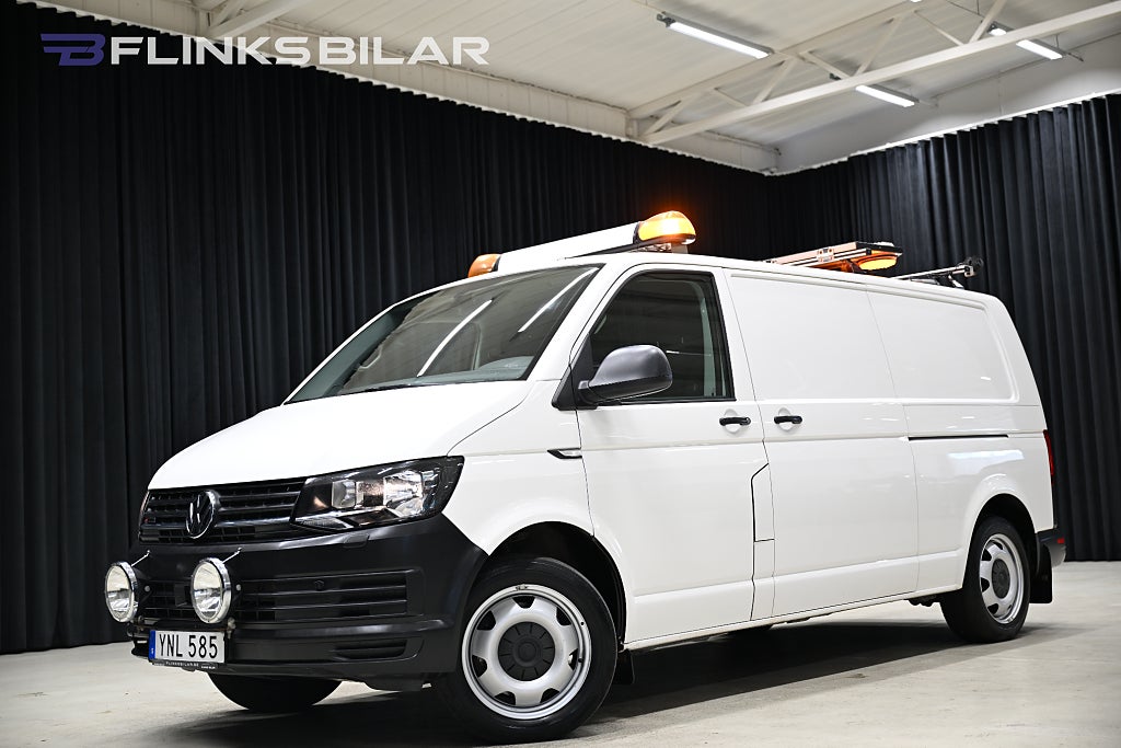Volkswagen Transporter 4Motion 204HK L2 Servicebil|Inredning|Dubbeldörr|SeUtr!