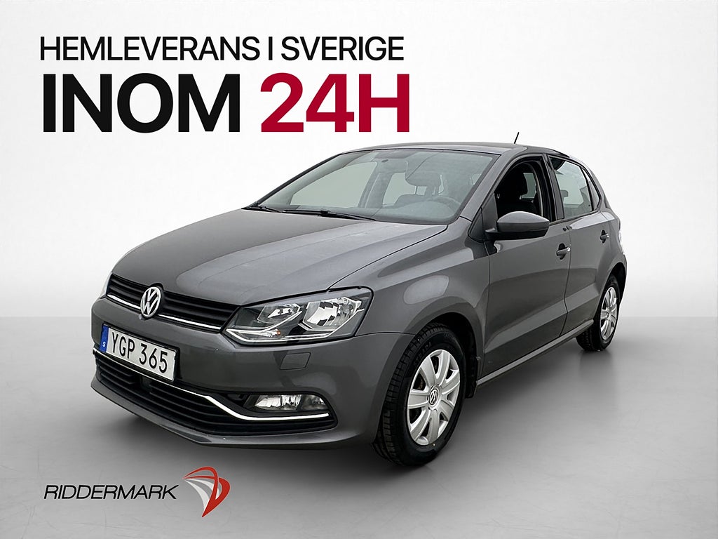 Volkswagen Polo 1.2 TSI 90hk 0.47l/mil Låg-årsskatt