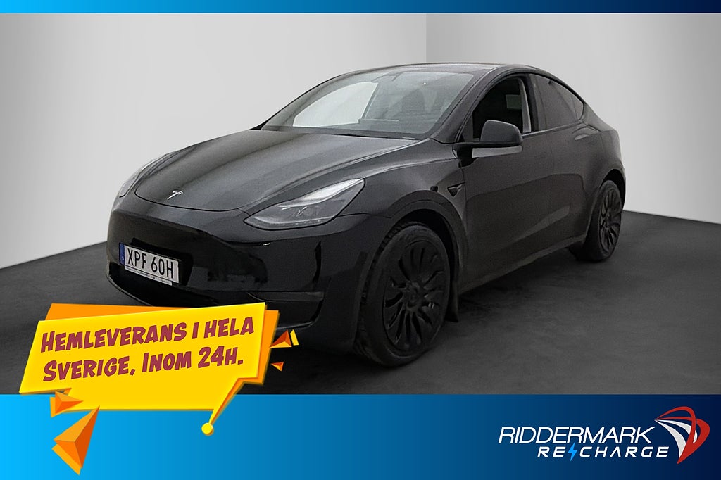 Tesla Model Y Long Range AWD Autopilot Rattvärme Svensksåld