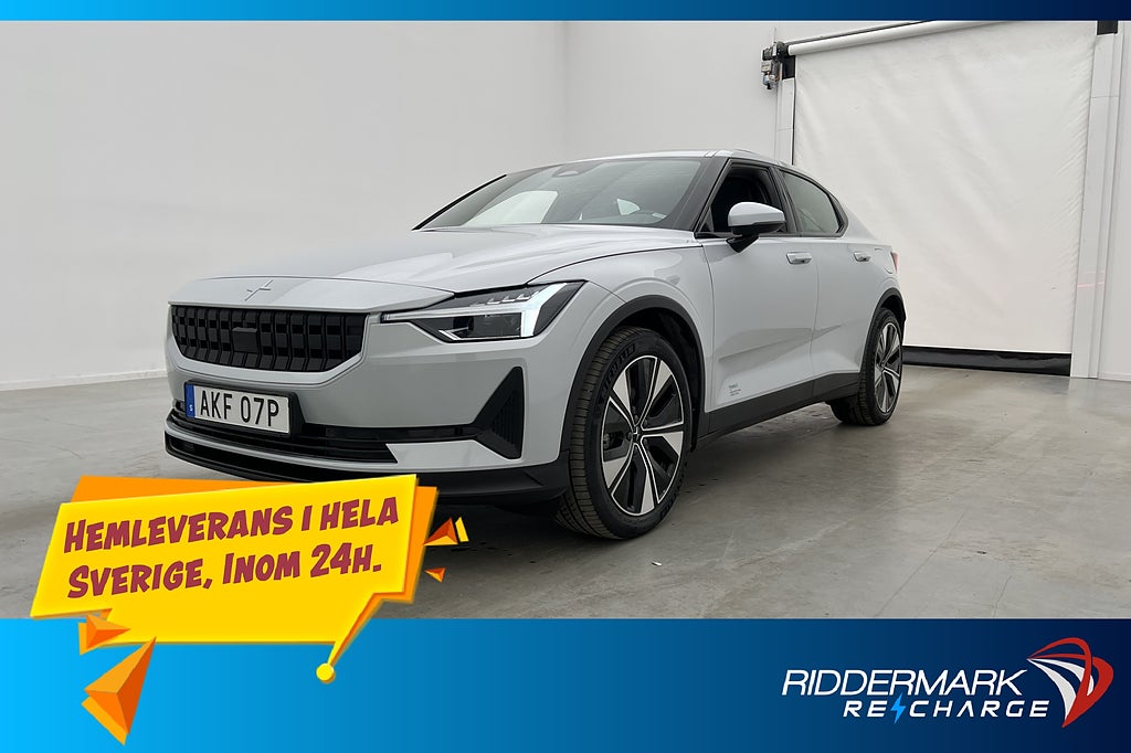 Polestar 2 Long Range Single Motor Plus Värm Pano H/K Drag