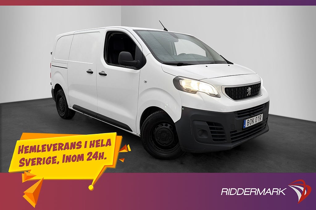 Peugeot Expert L2 177hk Värmare 3-Sits Dragkrok PDC Moms