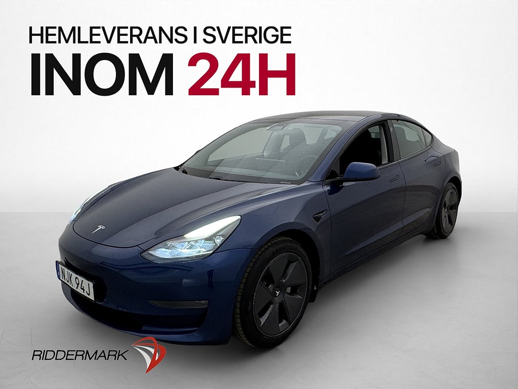 Tesla Model 3 Long Range AWD Dragkrok Autopilot Svensksåld