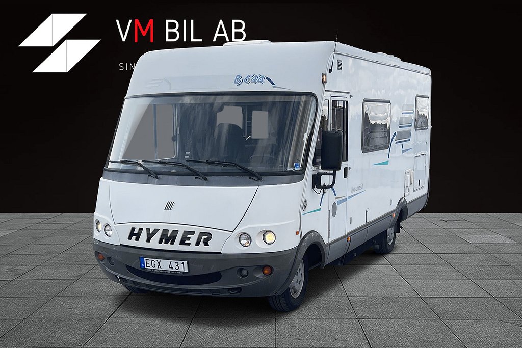 Hymer  Campervan Fiat   B644 AUT SOLCEELLER 5-SITS KAMREMBYTT SEUTR