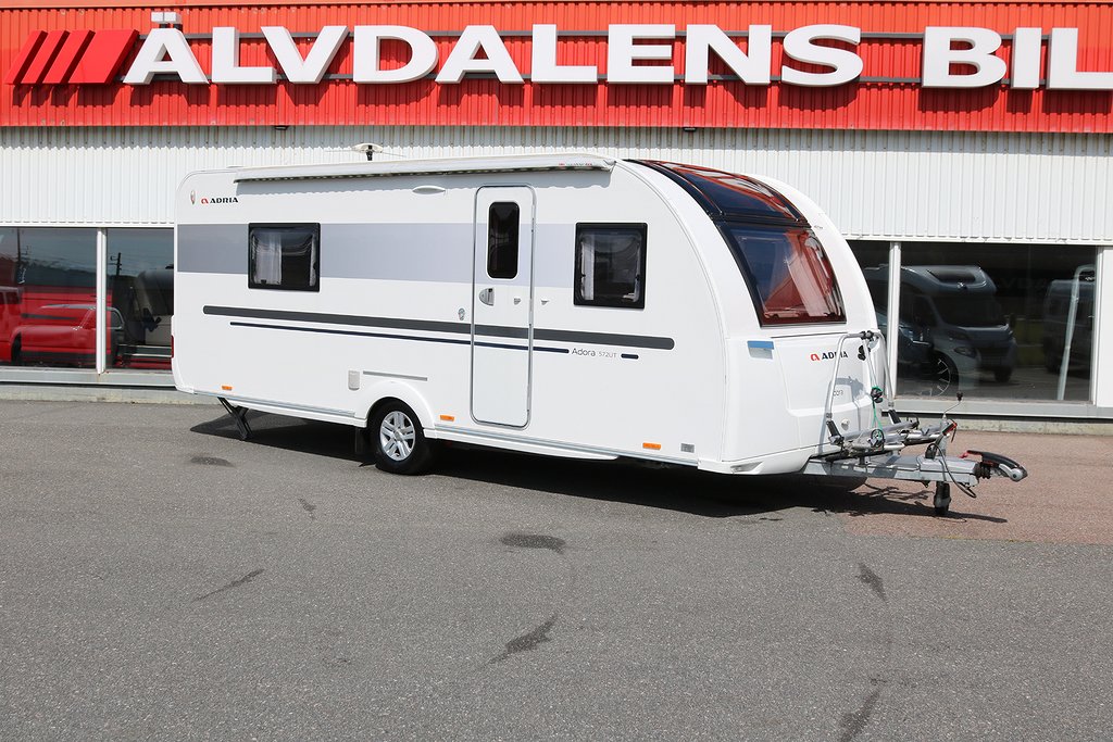 Adria Adora 572 UT Alde/Markis/Solcell/Golvvärme/Långbäddar