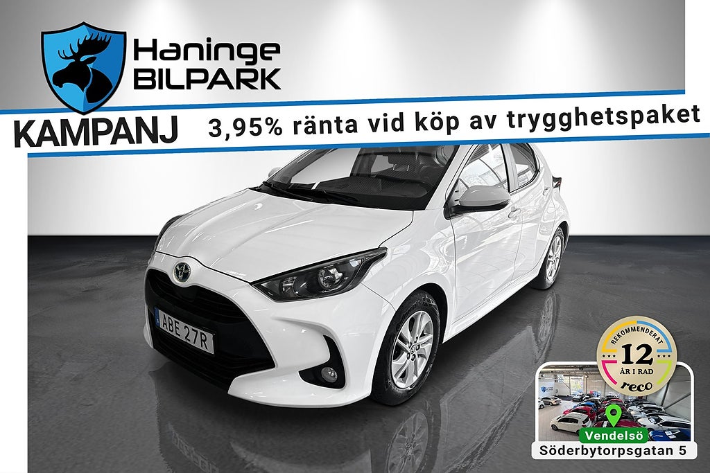 Toyota Yaris Hybrid CVT Active/SUPERDEAL FR 3.95%/B-KAM/RATTVÄRME