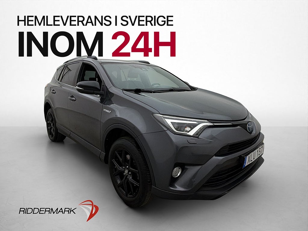 Toyota RAV4 Hybrid AWD 197hk X-Edition Kamera Halvskinn Drag