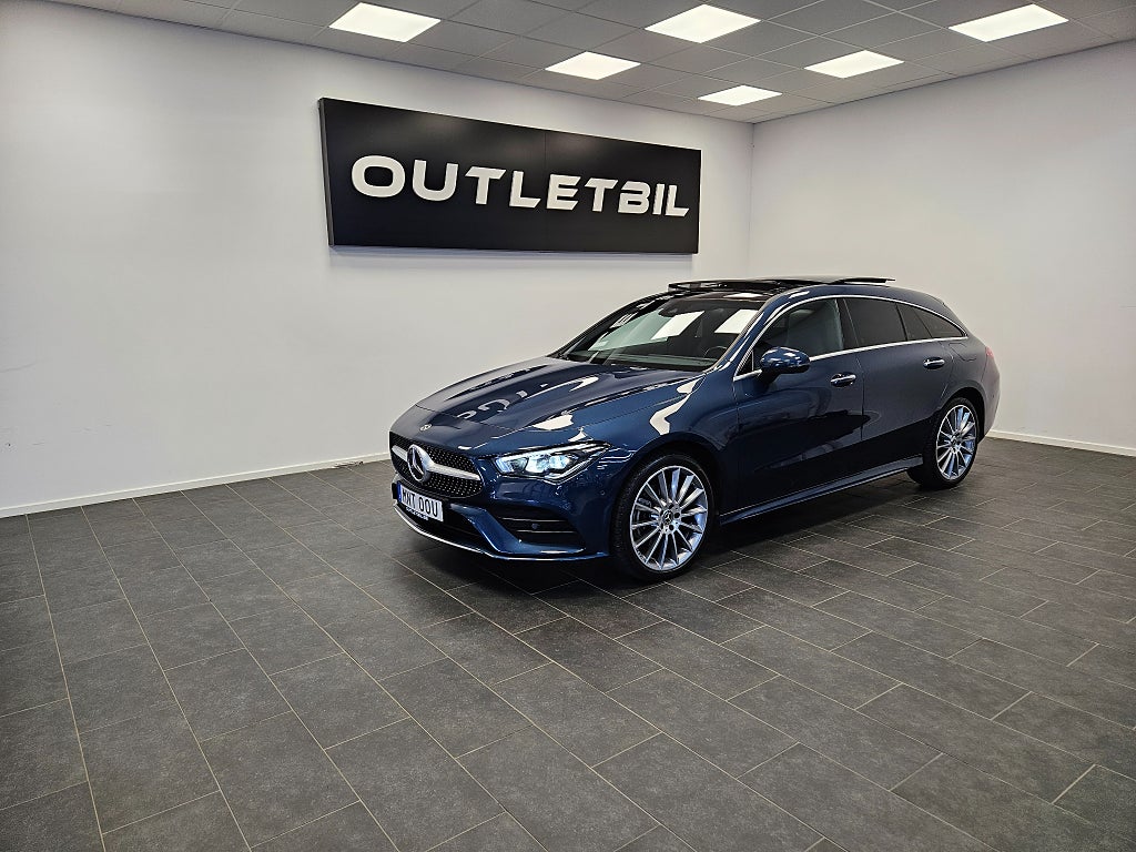 Mercedes-Benz CLA AMG 250 e Shooting Brake Pano Värmare Navi Drag  MOMS