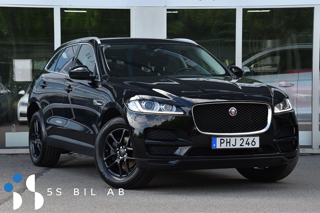 Jaguar F-Pace 20d KAMERA 360 SENSORER ELSTOLAR CARPLAY 180HK