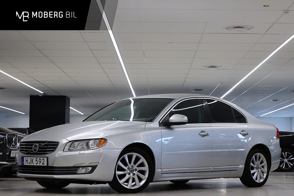 Volvo S80 D2 115hk Helg på Moberg! Summum PDC Keyless Värmare Skinn VOC