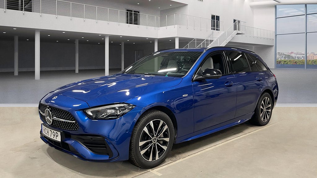 Mercedes-Benz C300 e 300 T e, AMG Line, Drag, Burmester, Nightpackage, 360