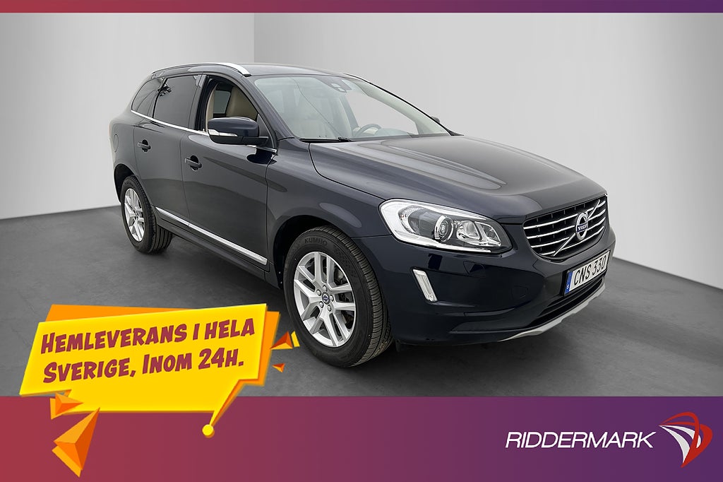 Volvo XC60 D4 AWD Summum Värmare Skinn VOC Navi Keyless