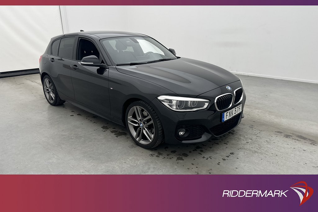 BMW 120 i 184hk M Sport HiFi Navi Sensorer Skinn Rattvärme