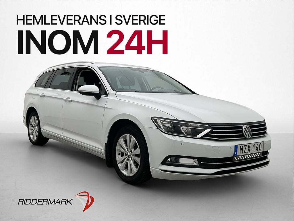 Volkswagen Passat 150hk Base Värmare Kamera Dragkrok AC