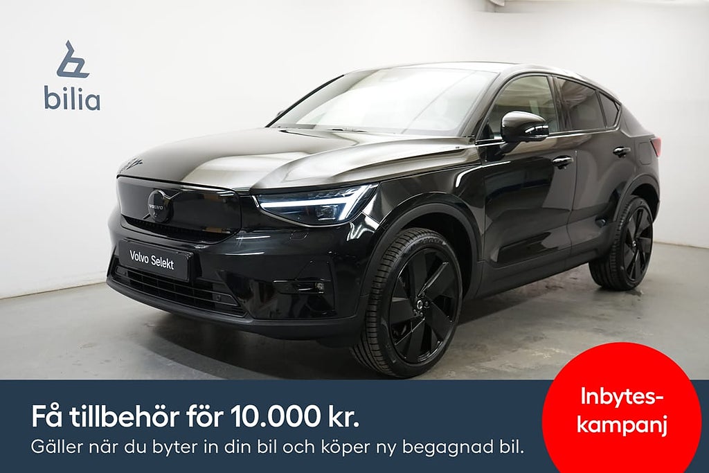 Volvo EC40 Twin Motor Performance UltraBlackSE, Förarstol...