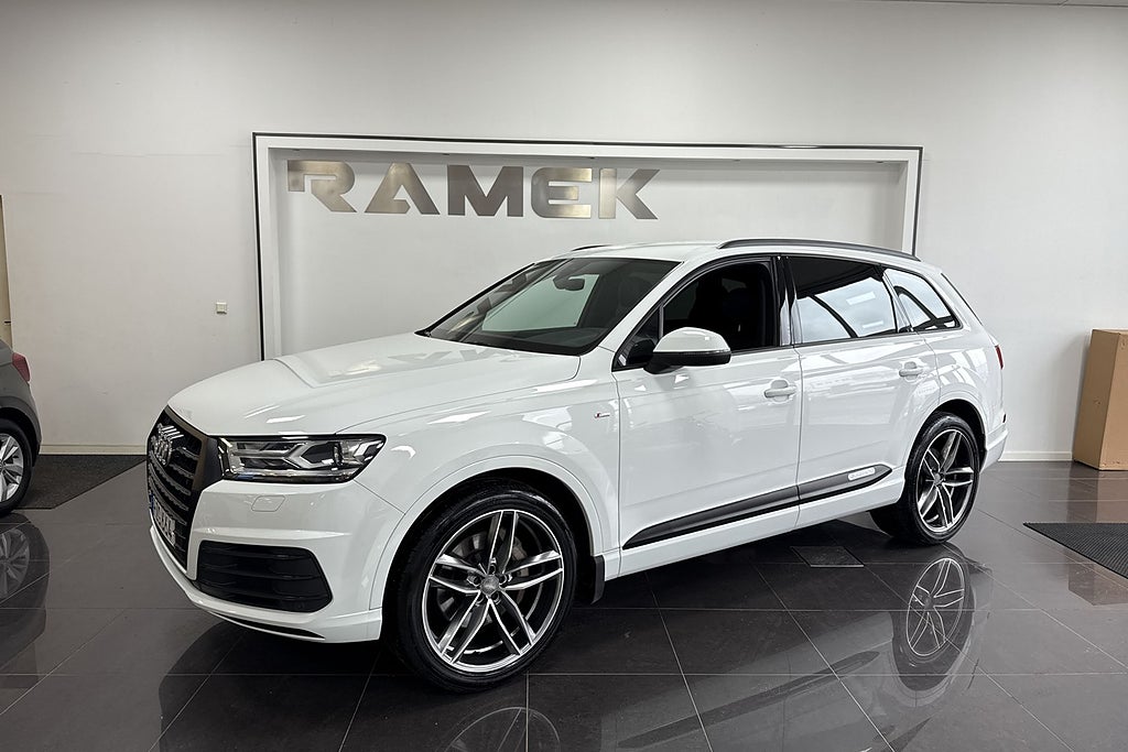 Audi Q7 3.0 TDI V6 Quattro S Line 7-sits Drag