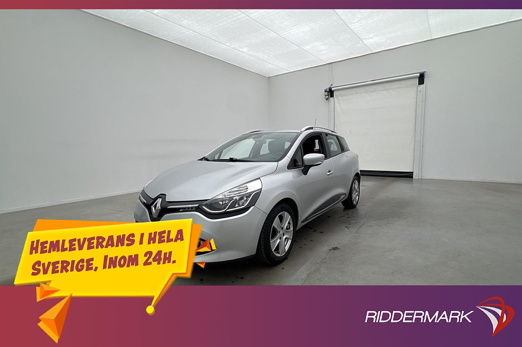 Renault Clio Sport Tourer 0.9 TCe 90hk Navigation P-Sensorer