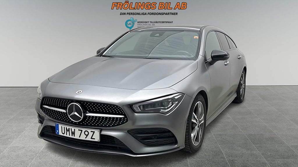 Mercedes-Benz CLA 220 d 4M AMG SB Pano Drag D-värmare Burmester 360 Wide
