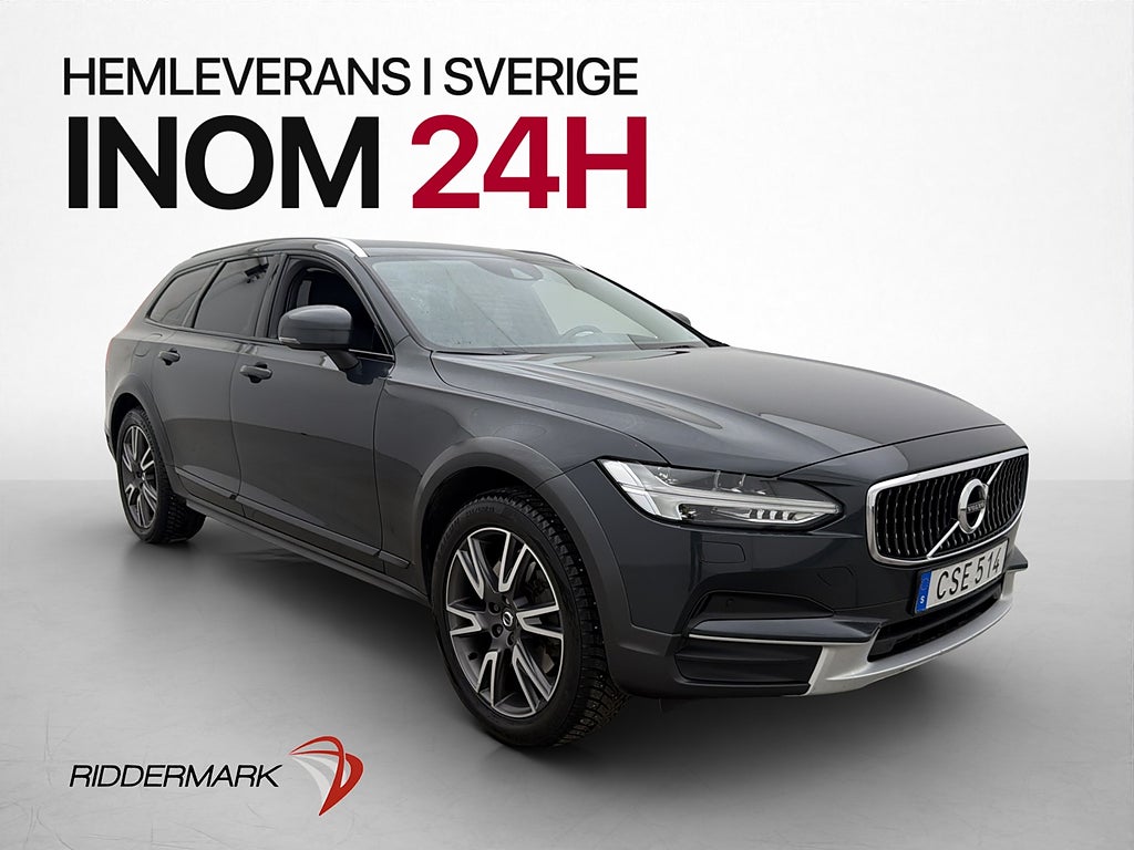 Volvo V90 Cross Country T5 AWD VOC Värmare Kamera Navi Skinn