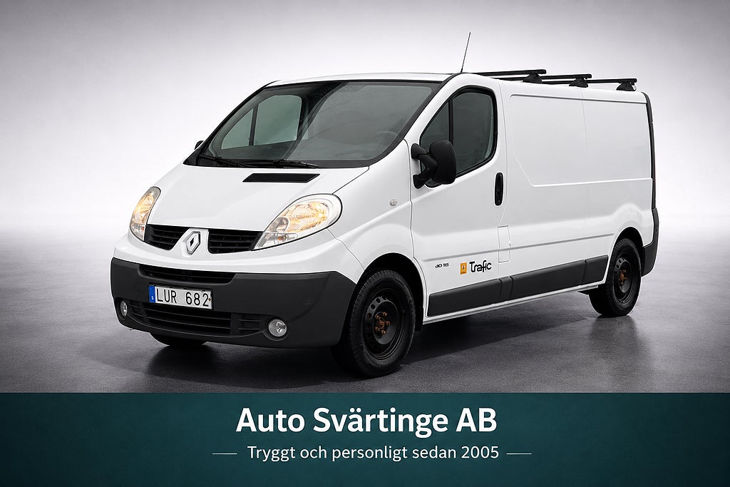 Renault trafic Skåpbil 2.9t 2.0 dCi 114hk (Drag, Fint skick, S&V-däck)